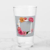 Verre Cadre de fleurs (Devant)