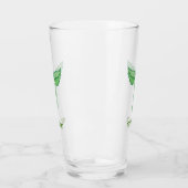 Verre Caducée avec feuilles (Gauche)