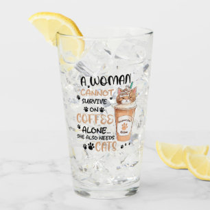 Verre Café & Chats - Cute Kawaii Art