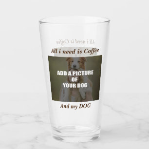 Verre Café et mon Oreiller de chien