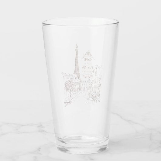 Verre Café Paris (Dos)