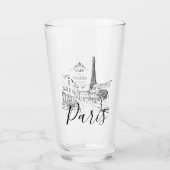 Verre Café Paris (Devant)