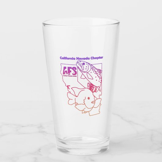Verre Cal-Neva AFS rond et violet (Devant)