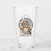 Verre Calculs Parfaits – Création de Chat de Maths Drôle (Dos)