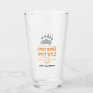 Verre California Black Bear Reste Vraie Reste Wild Custo