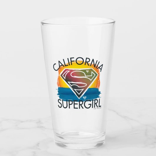Verre California Supergirl Sunset Graphic (Devant)