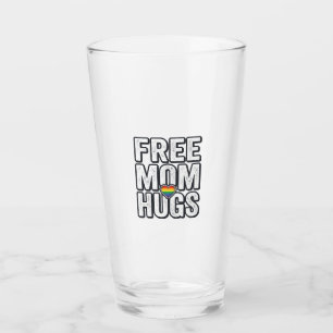 Verre Câlins gratuits de maman Fierté Cœur Vintage T-Shi