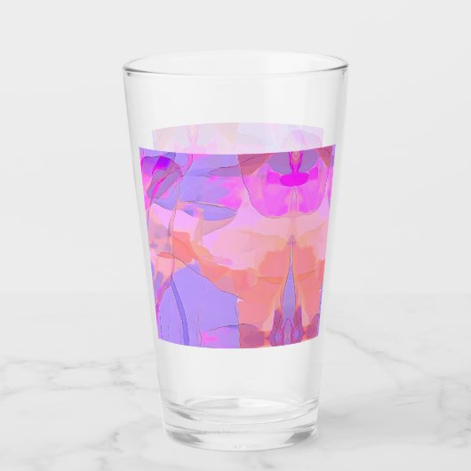 Verre Calques Pastel Abstraits (Devant)
