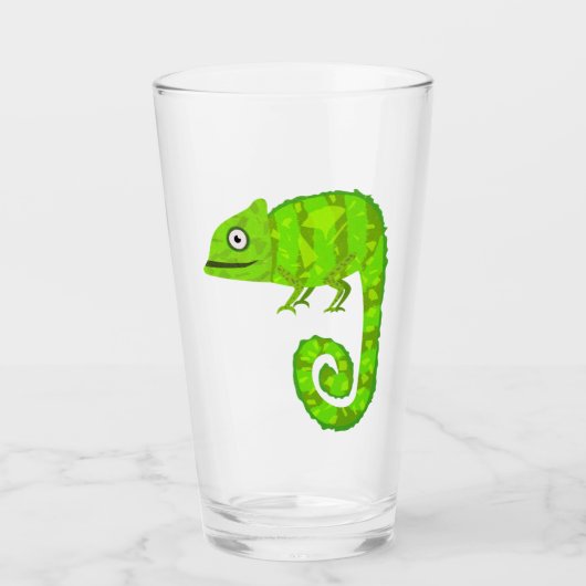 Verre Caméléon vert mignon (Devant)