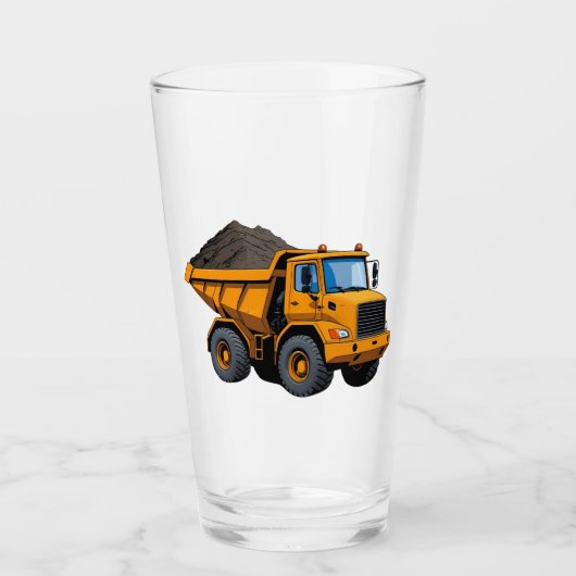 Verre Camion de construction/engin de terrassement/tombe (Devant)