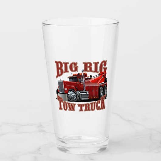 Verre Camion remorque de dessin (Devant)