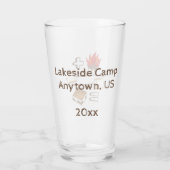 Verre Camp d'été des feux de camp S'mores de Marshmallow (Dos)