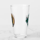 Verre Campbell Crest au-dessus de Tartan (Gauche)
