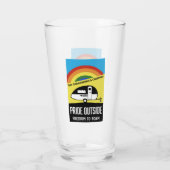 Verre Camping caravane gay (Dos)