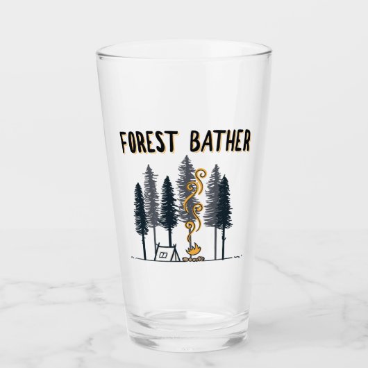 Verre Camping de Béton forestier (Devant)