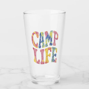 Verre Camping Filles d'été Camp Life Tie-Die Rétro