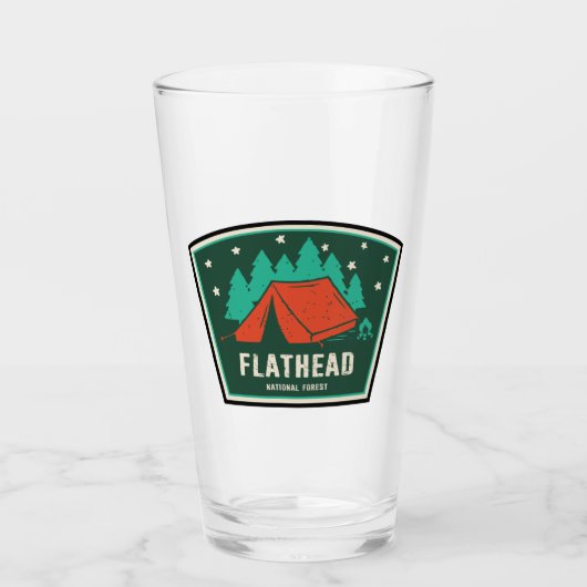 Verre Camping Forêt Nationale Flathead (Devant)