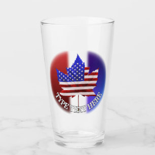 Verre Canada États-Unis Lunettes US Canada Souvenir Mugs
