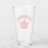 Verre "Canada Fier Est. 1867" Avec Graphique Feuille D'É (Dos)