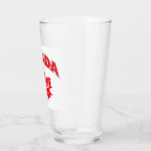Verre "Canada Fier Est. 1867" Avec Graphique Feuille D'É (Gauche)