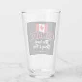 Verre "Canada True North Strong & Free East. 1867" (Dos)