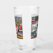 VERRE CANAL NARROWBOATS (Gauche)