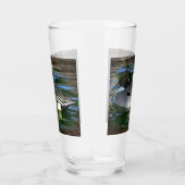 Verre Canard De Mallard Sur Le Lac (Droite)