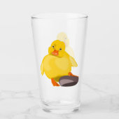 Verre Canard jaune mignon (Devant)