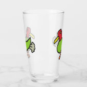 Verre Canard Qui Pete Drôlement (Gauche)