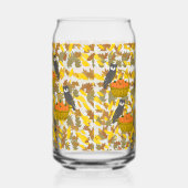 Verre Canette Citrouilles d'Automne  (Droite)