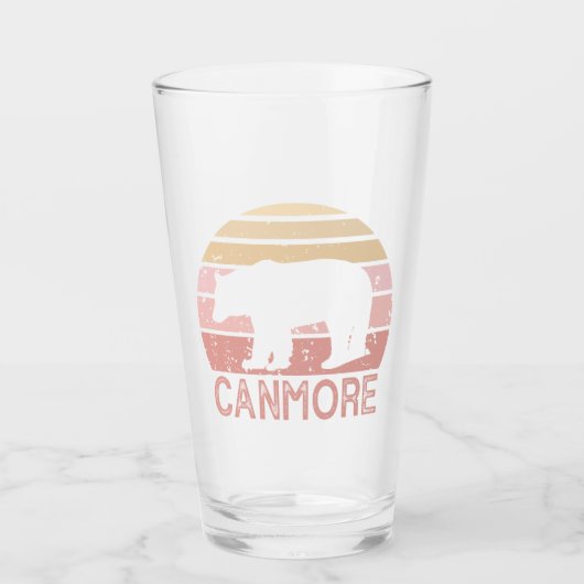 Verre Canmore Alberta Retro Bear (Devant)
