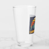 Verre Cannon Mountain New Hampshire Retro Turquoise (Droite)