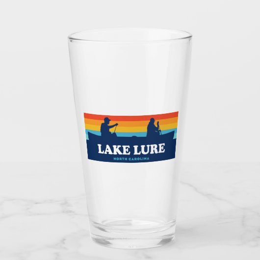 Verre Canot du lac Lure Caroline du Nord (Devant)