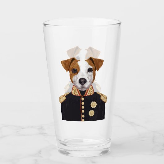 Verre Capitaine Jack Russell (Devant)