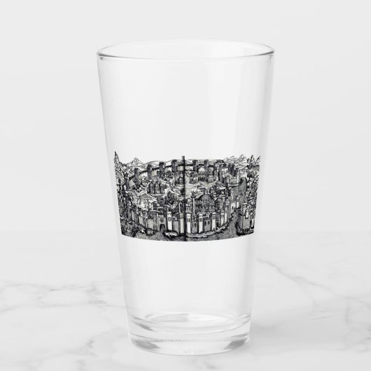 Verre Capitale de Constantinople de l'Empire romain (Devant)