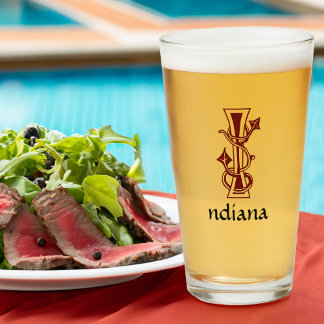 Verre Capitale décorative botanique médiévale I