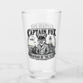 Verre Captain Fox Guardian of Seas Nautical Design (Dos)