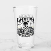 Verre Captain Fox Guardian of Seas Nautical Design (Devant)