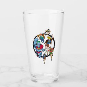 Verre Captain Planet et les Planétètres Cercle Graphic