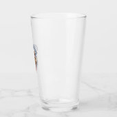 Verre Capy 4 juillet Conception vectorielle de capybara (Gauche)