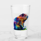Verre Capybara Tumbler Wrap Sublimation Designs (Devant)
