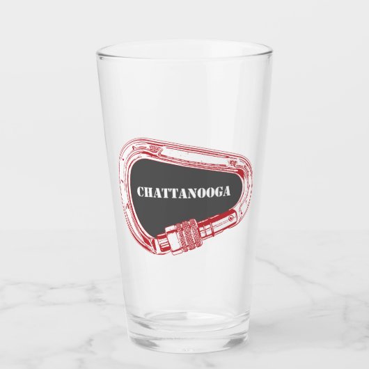Verre Carabiner Escalade Chattanooga (Devant)