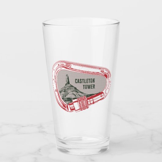 Verre Carabiner Escalade Tour Castleton (Devant)