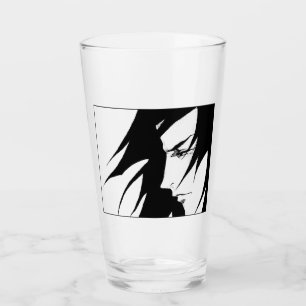 Verre Caractère Manga Avec Cheveux Vent