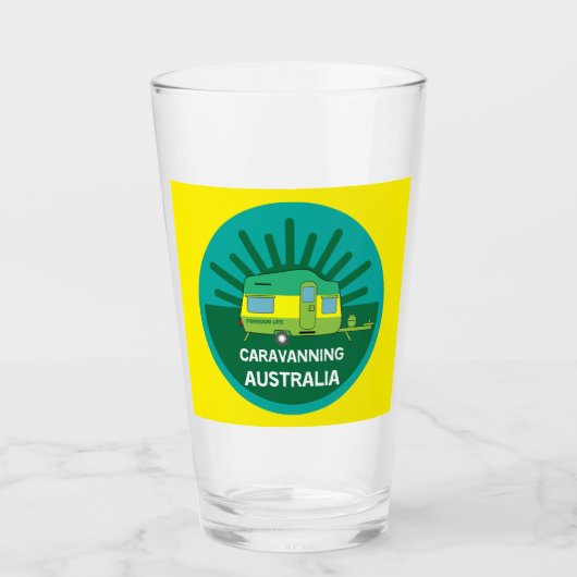 Verre Caravane australienne | Aussie Caravaner | Camp T (Devant)