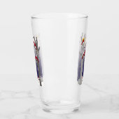 Verre Cardinal Dans La Neige (Gauche)