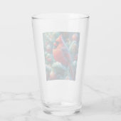 Verre Cardinal de Noël/hiver (Dos)