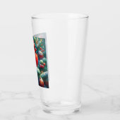 Verre Cardinal de Noël/hiver (Gauche)