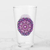 Verre Cardinal rouge Rosace (Devant)