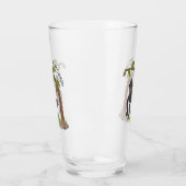 Verre Caricature de bébé gorille joyeux (Gauche)